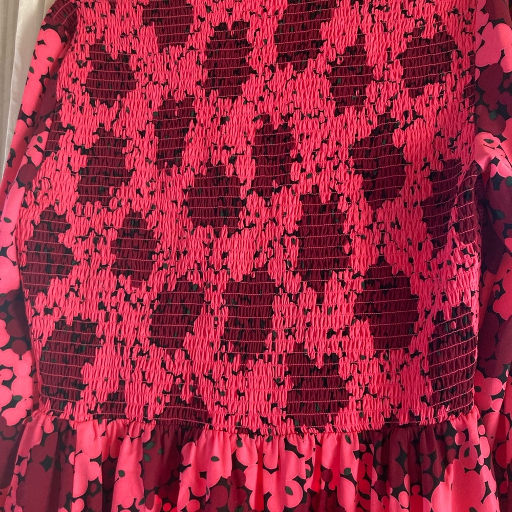 Kate Spade Bubble Dot Smocked Dress - Picture 8 of 9